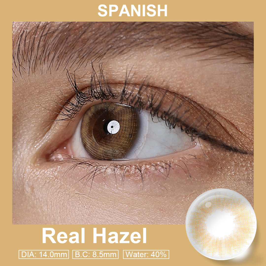 Spanish Real Brown Yearly Contact Lenses