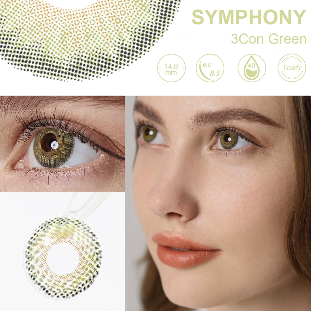 Symphony 3Con Green Contact Lenses
