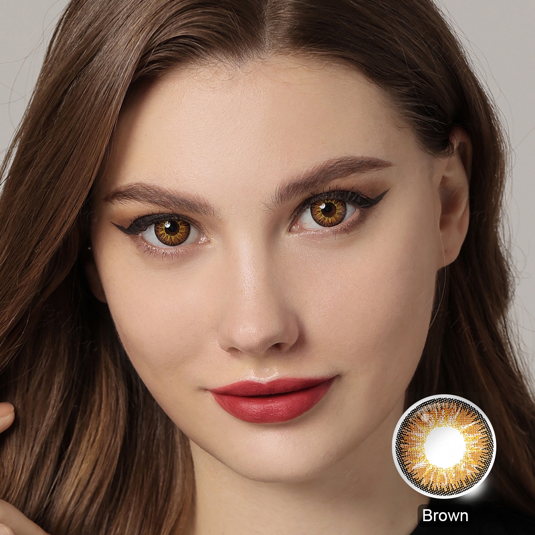 Nonno??Brown Yearly Contact Lenses