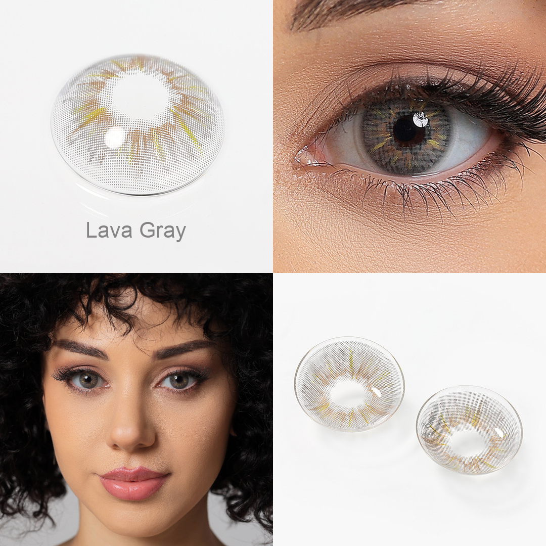 Broadway Lava Gray Contact Lenses