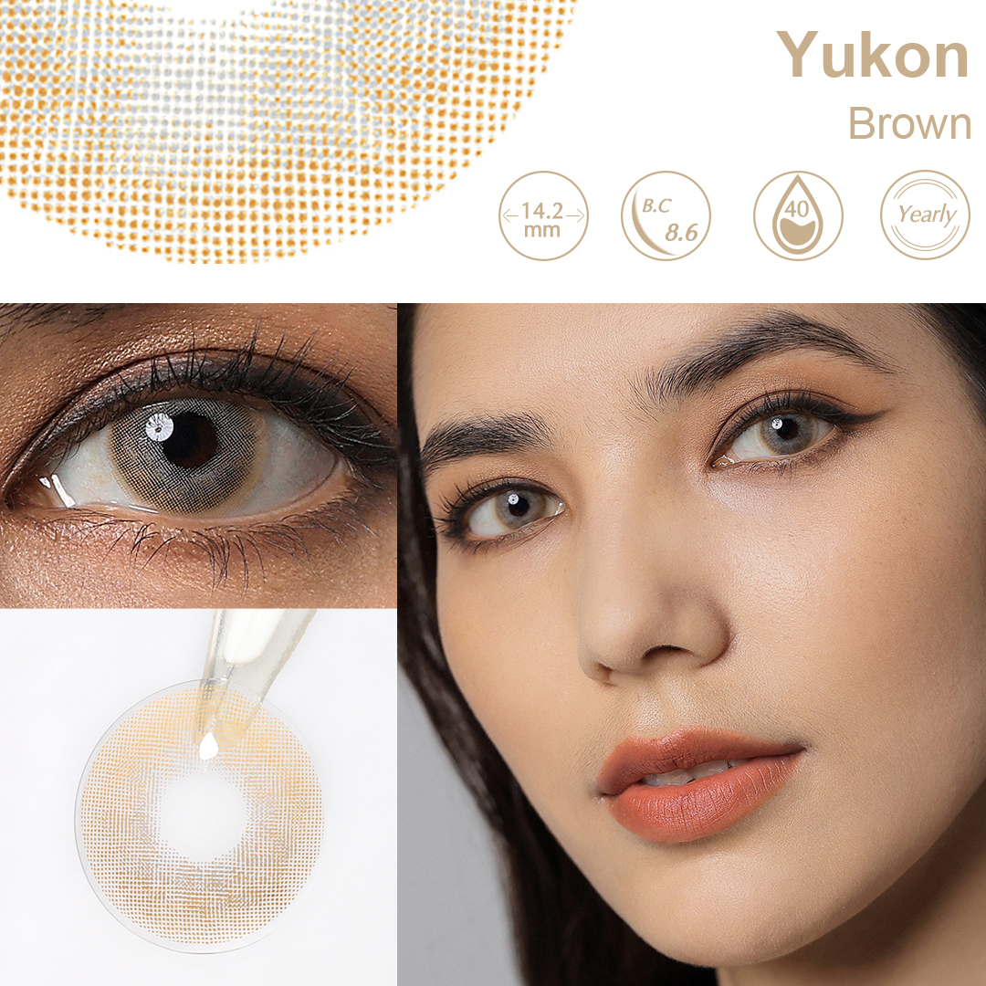 Yukon Brown Yearly Contact Lenses