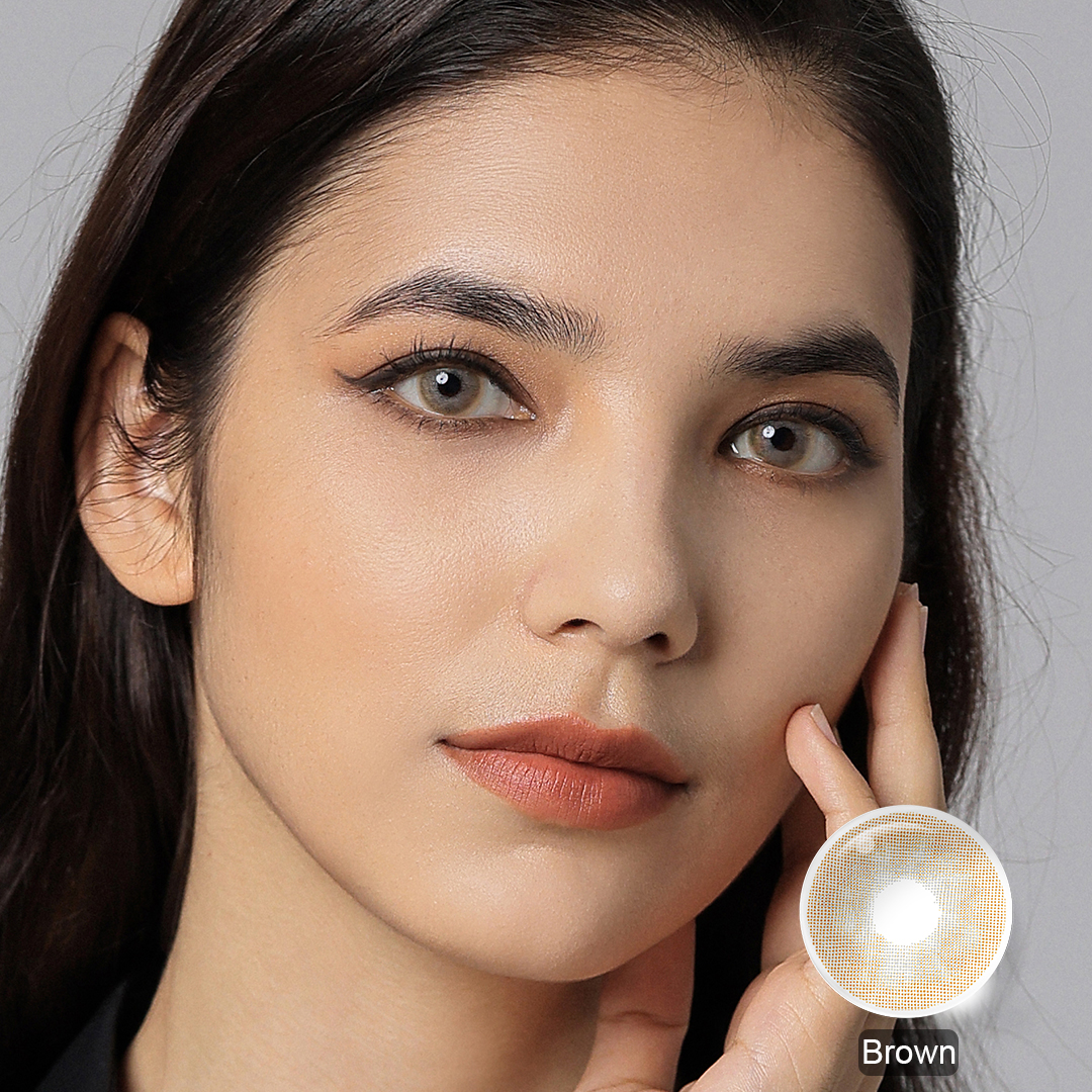 Yukon Brown Yearly Contact Lenses