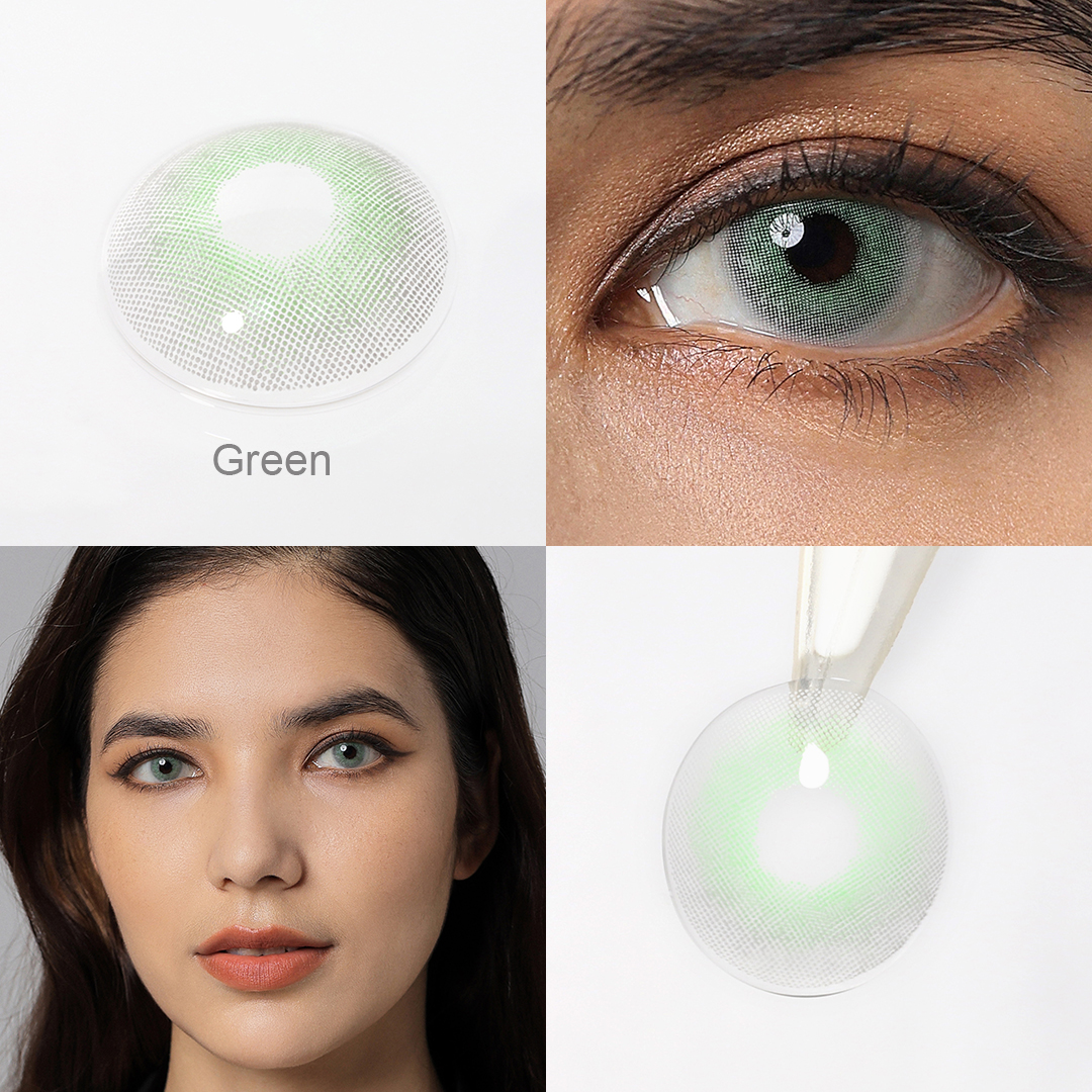 Yukon Green Yearly Contact Lenses