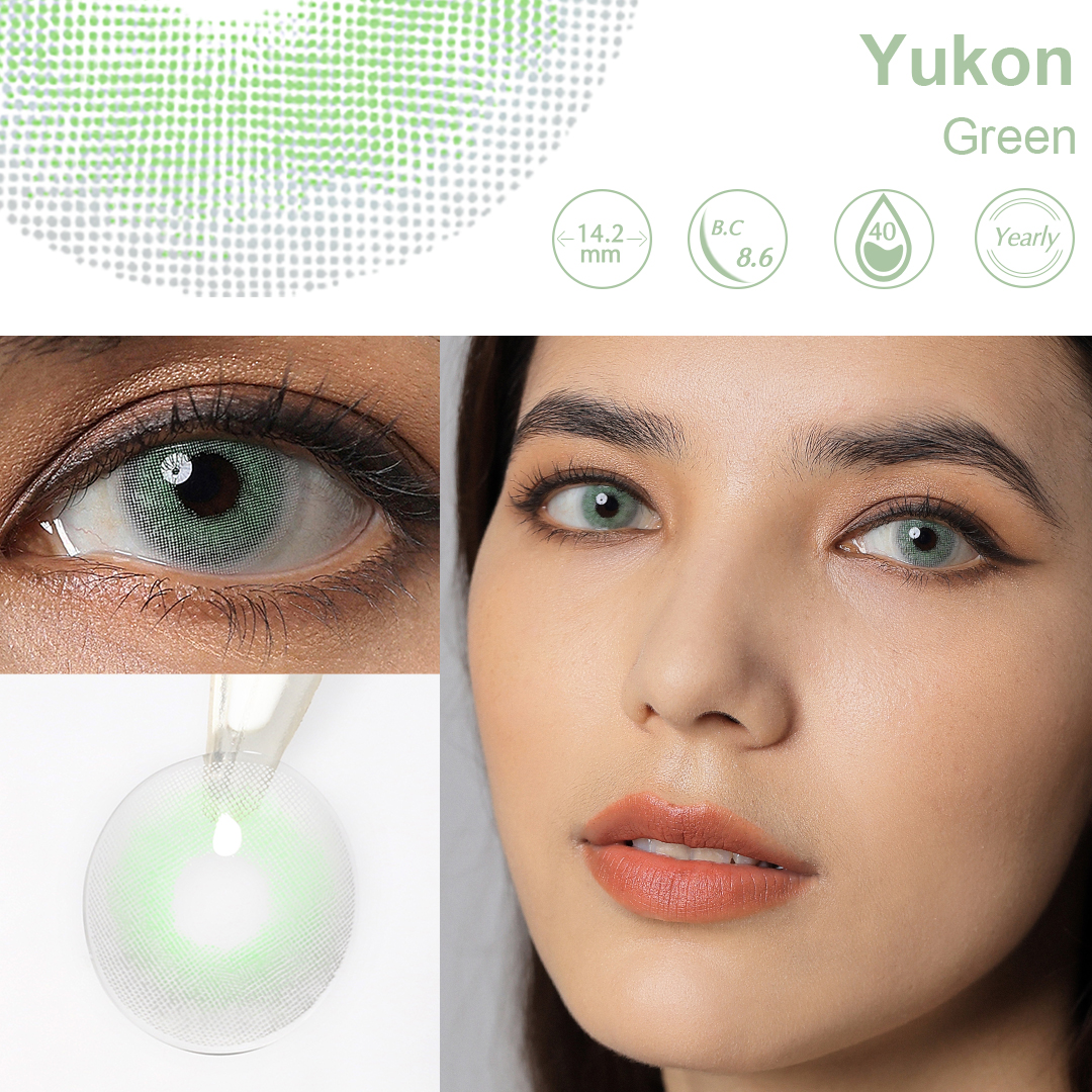 Yukon Green Yearly Contact Lenses