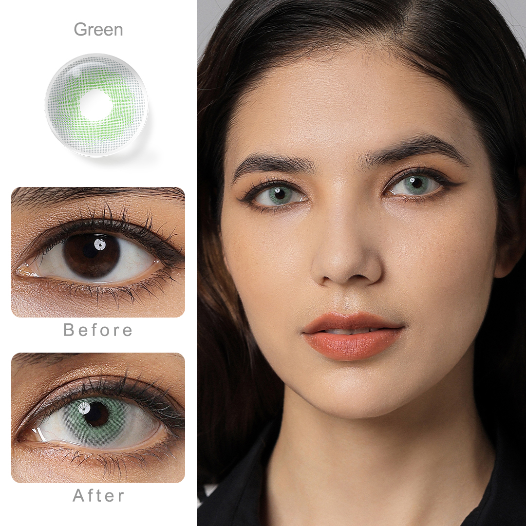 Yukon Green Yearly Contact Lenses