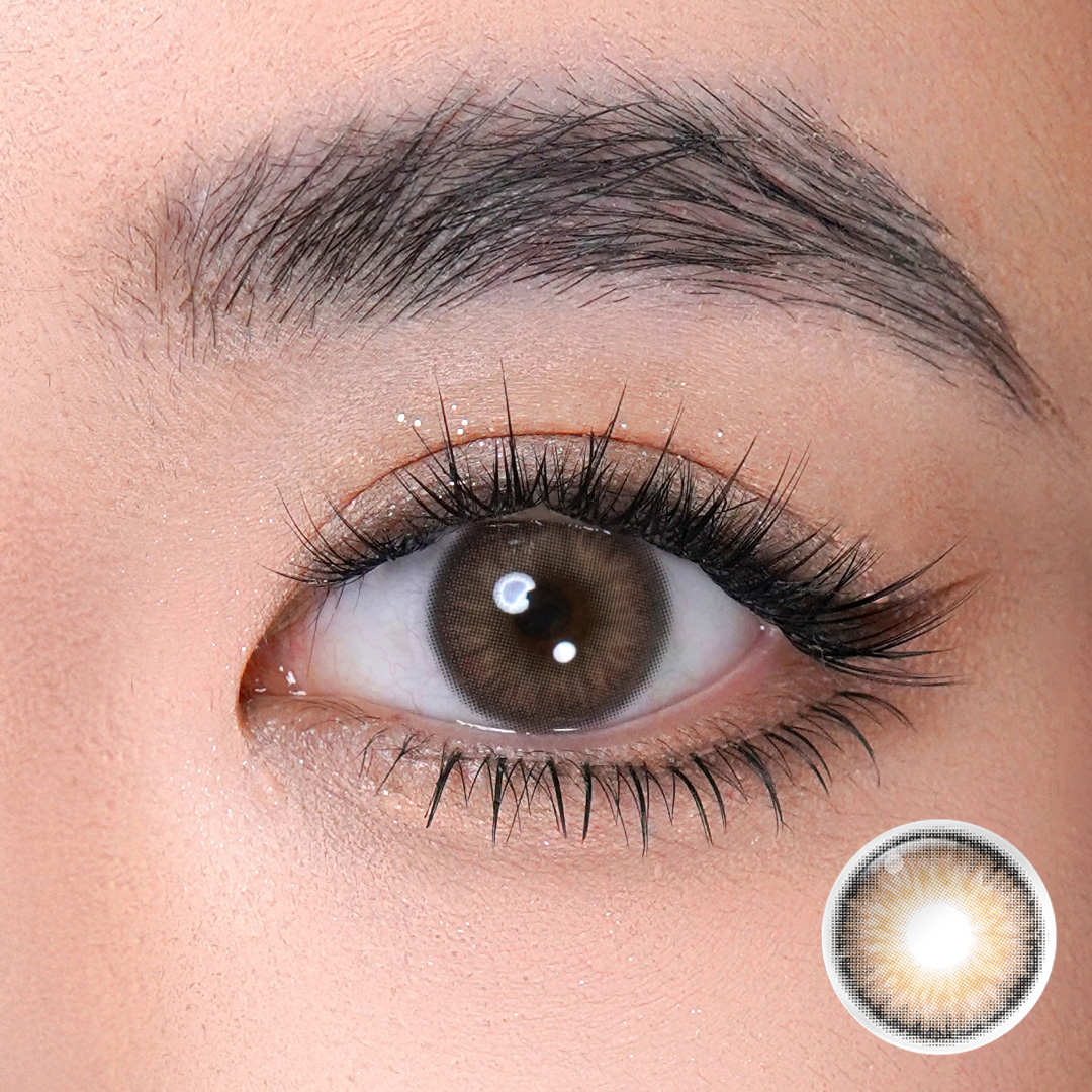 Mizzle Brown Yearly Contact Lenses