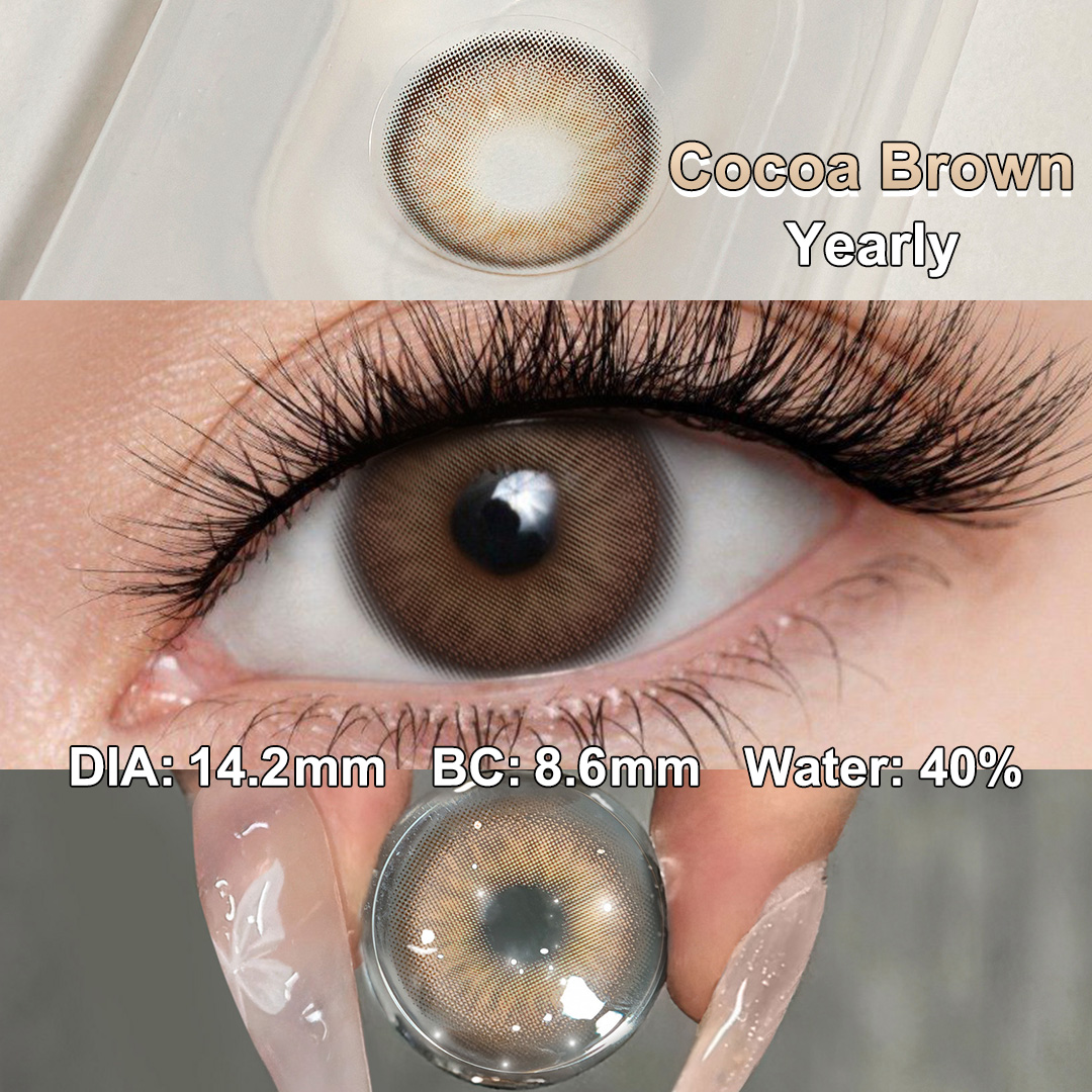 Mizzle Brown Yearly Contact Lenses