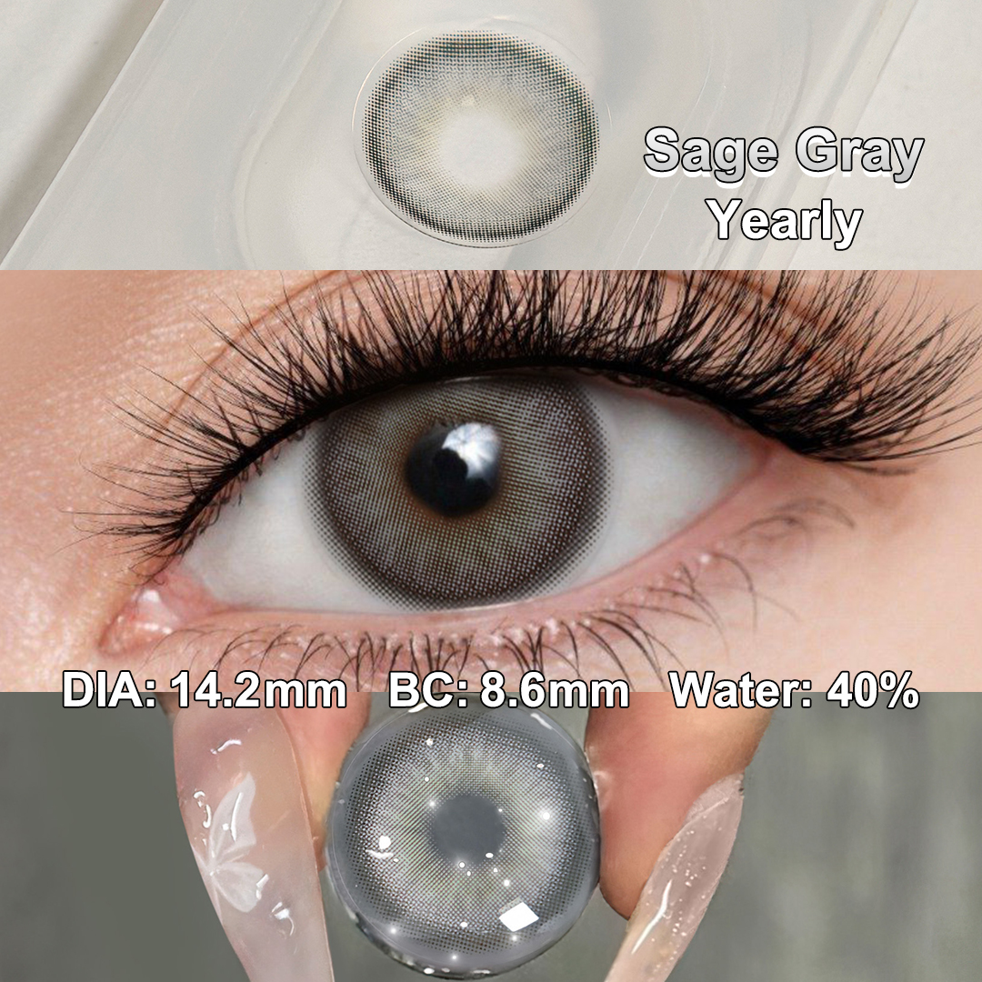 Mizzle Gray Yearly Contact Lenses