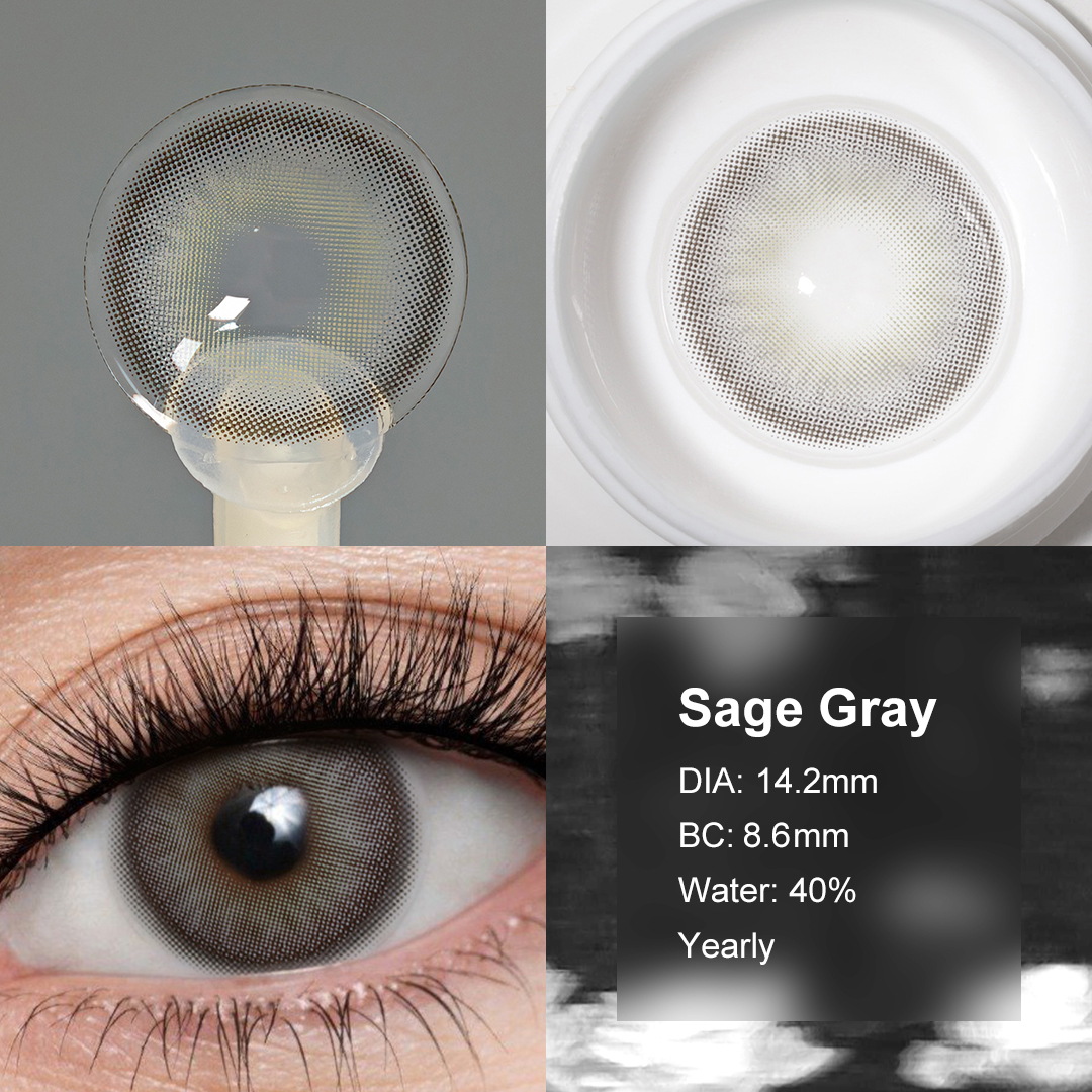 Mizzle Gray Yearly Contact Lenses