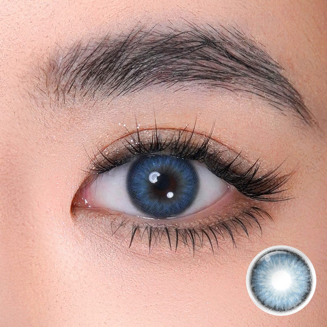 Mizzle Blue Yearly Contact Lenses