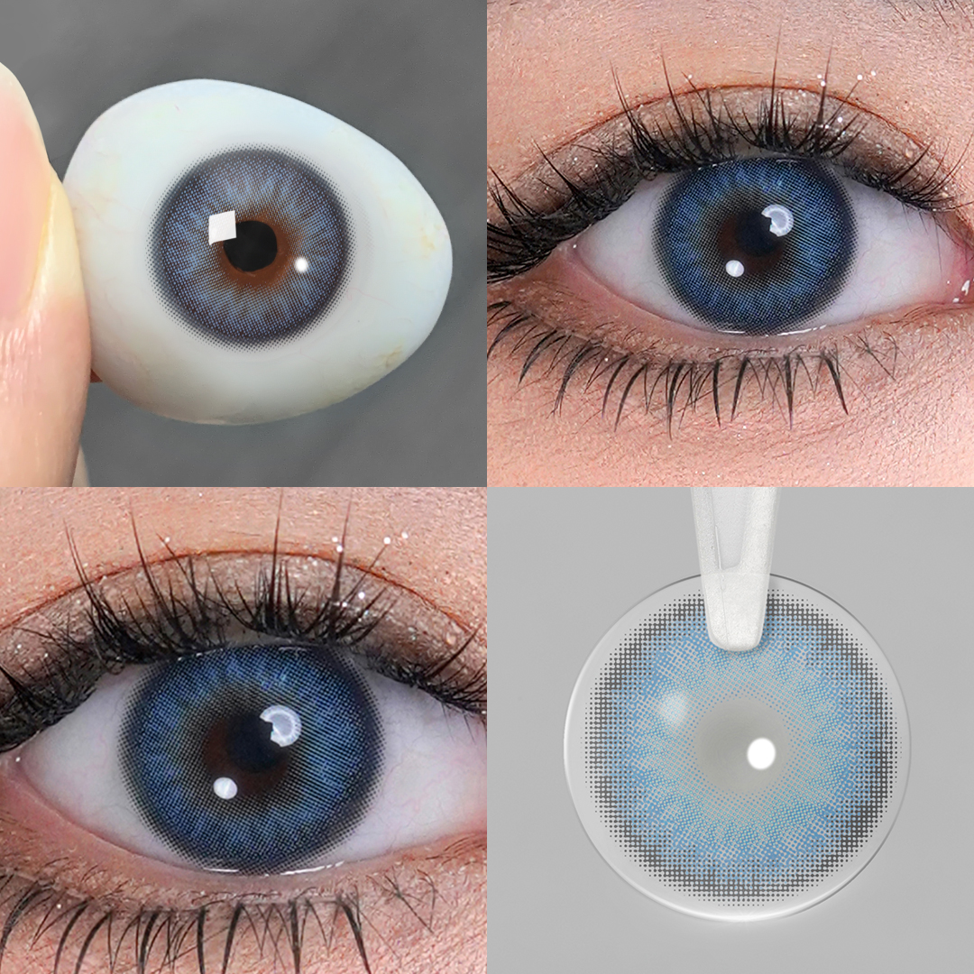 Mizzle Blue Yearly Contact Lenses