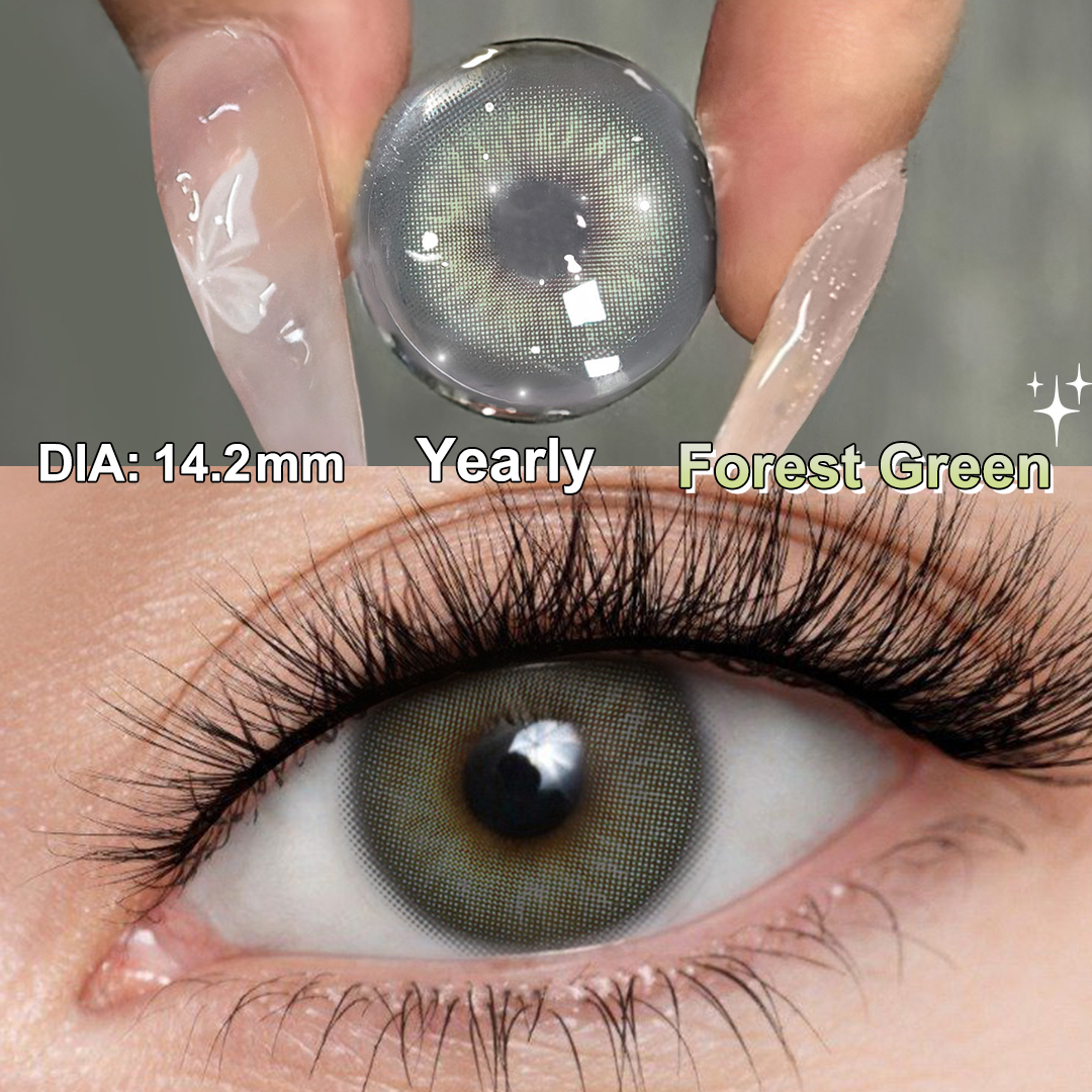 Mizzle Green Yearly Contact Lenses