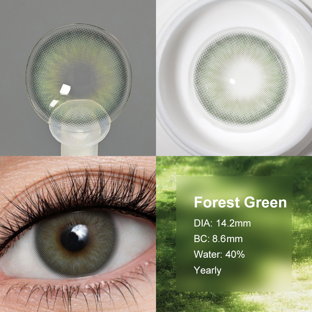 Mizzle Green Yearly Contact Lenses