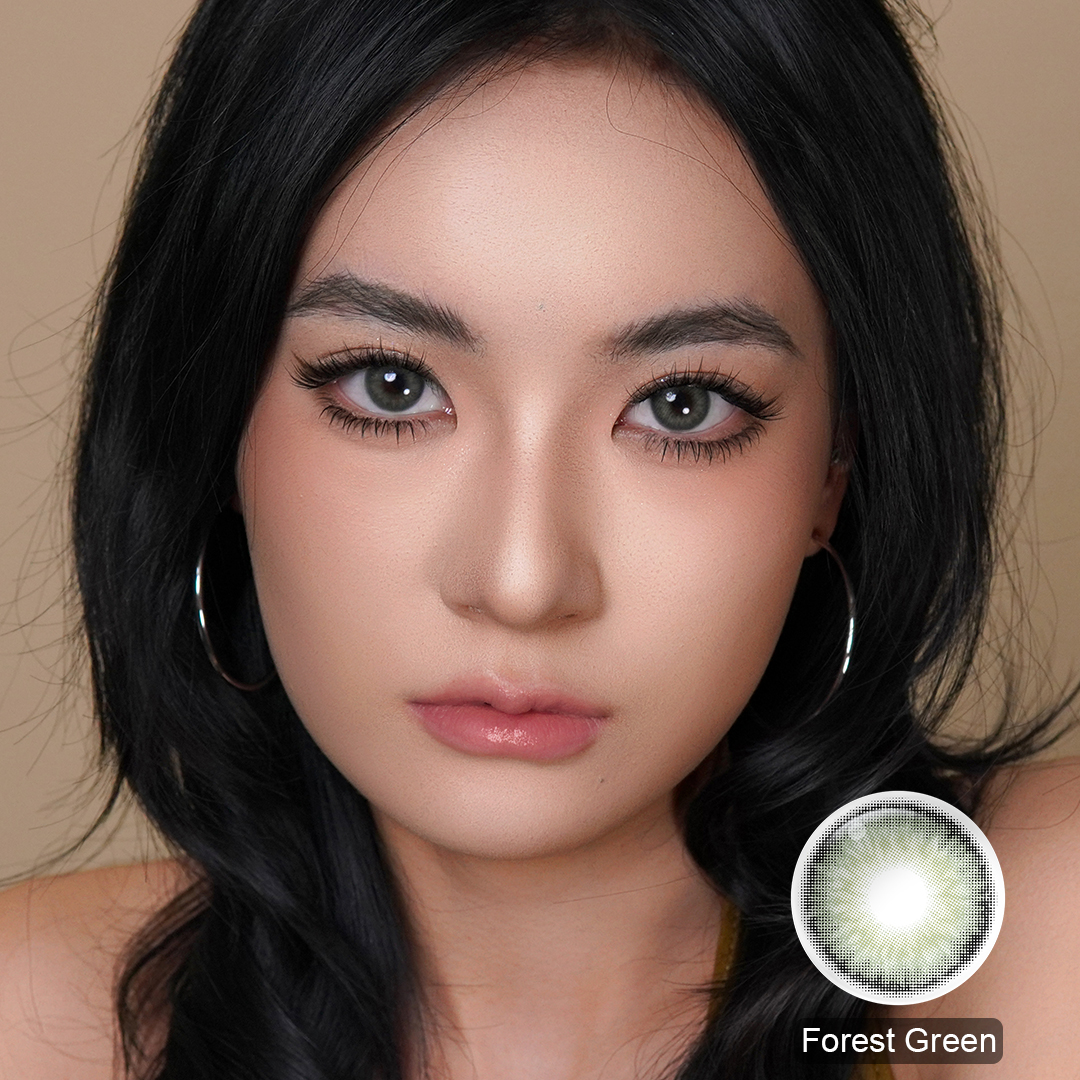 Mizzle Green Yearly Contact Lenses