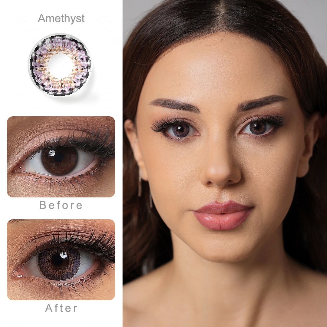 Star Amethyst Contact Lenses