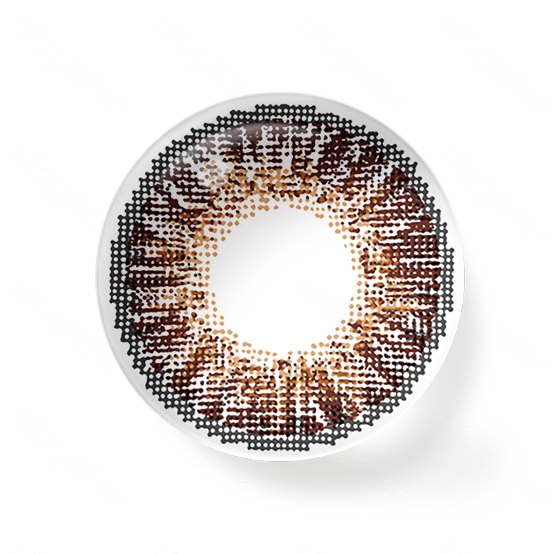 Star Brown Contact Lenses