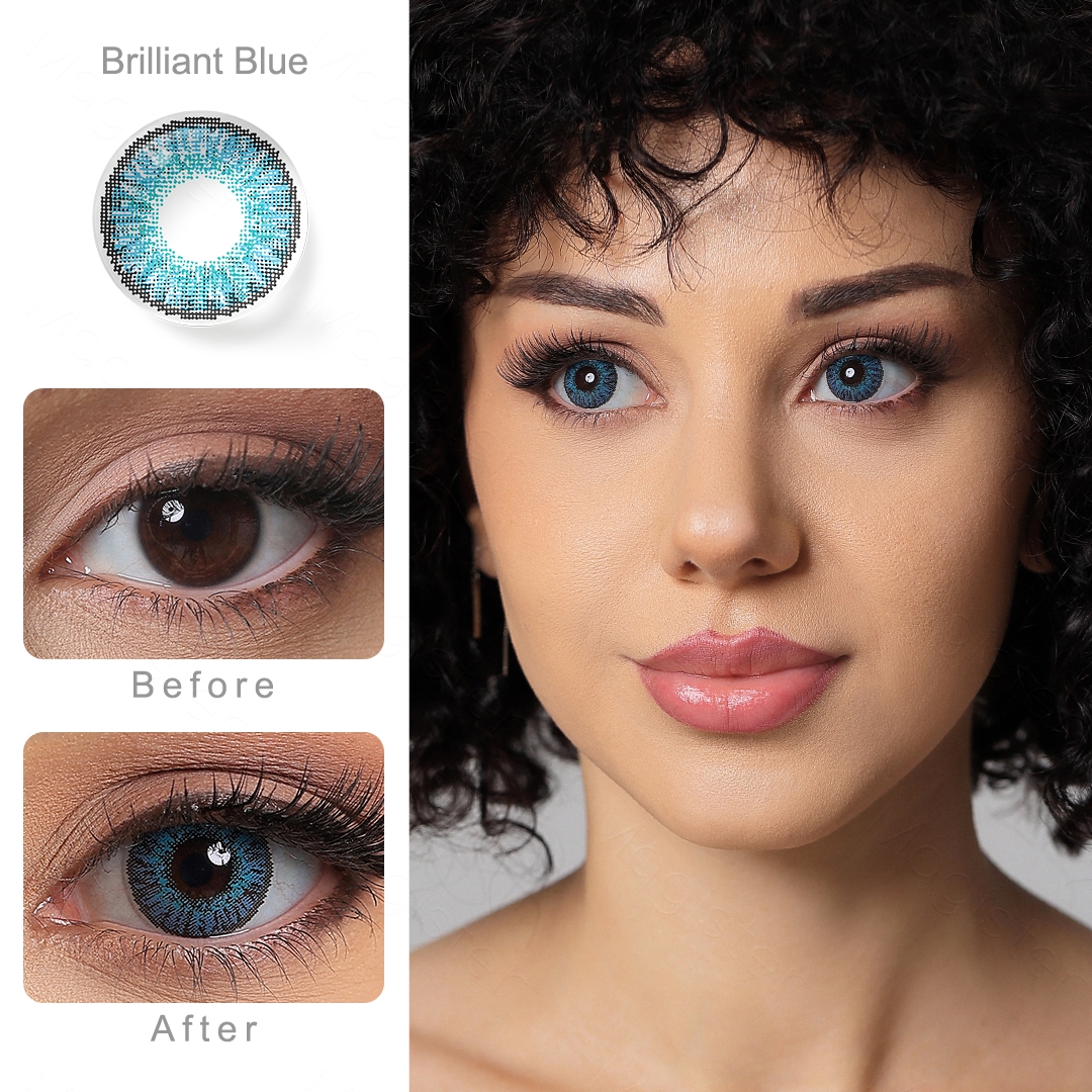 Star Brilliant Blue Contact Lenses