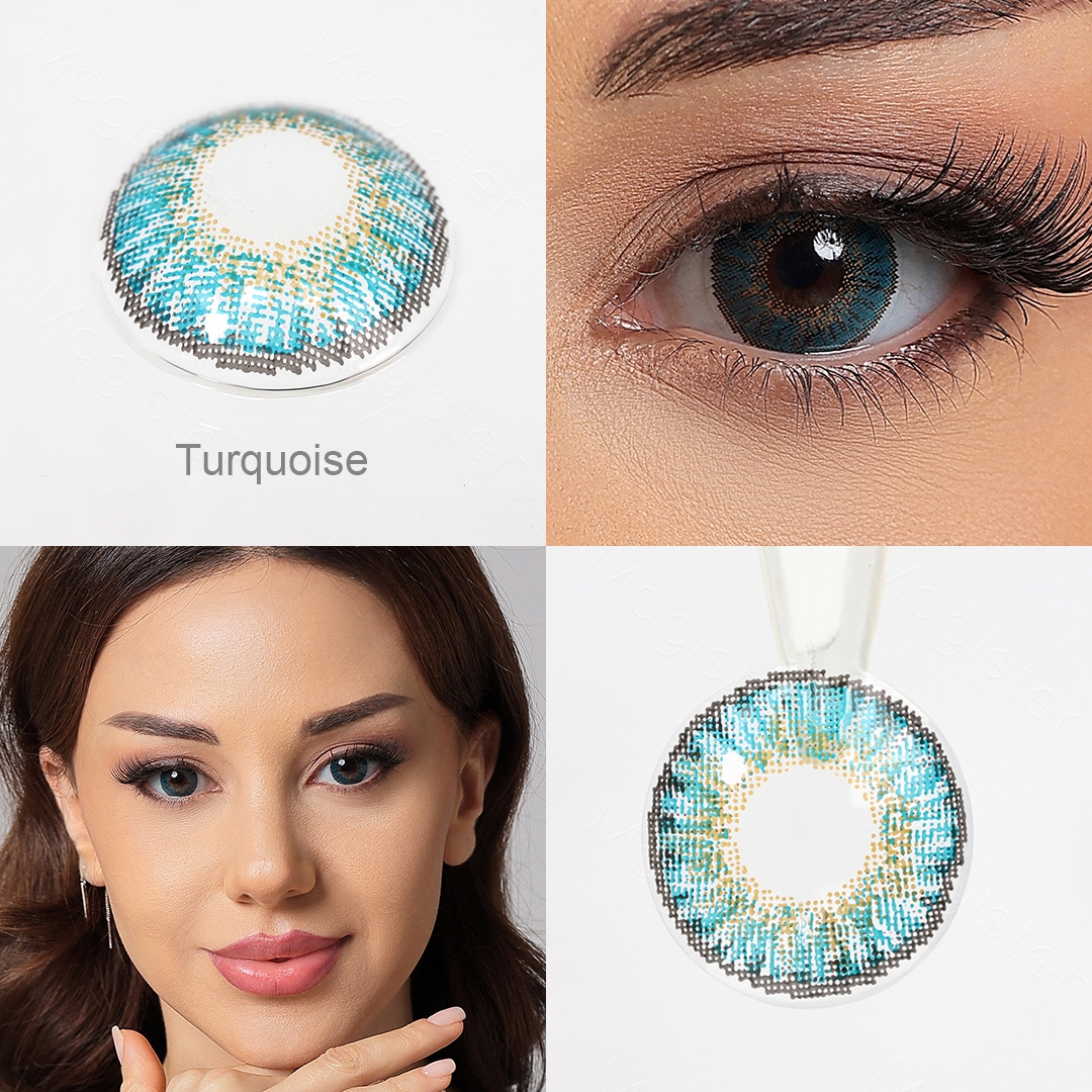 Star Turquoise Contact Lenses