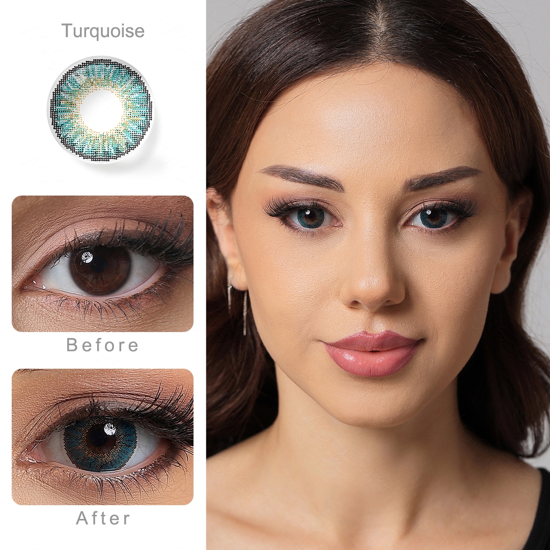 Star Turquoise Contact Lenses