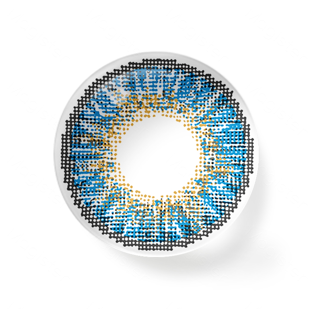 Star True Sapphire Contact Lenses
