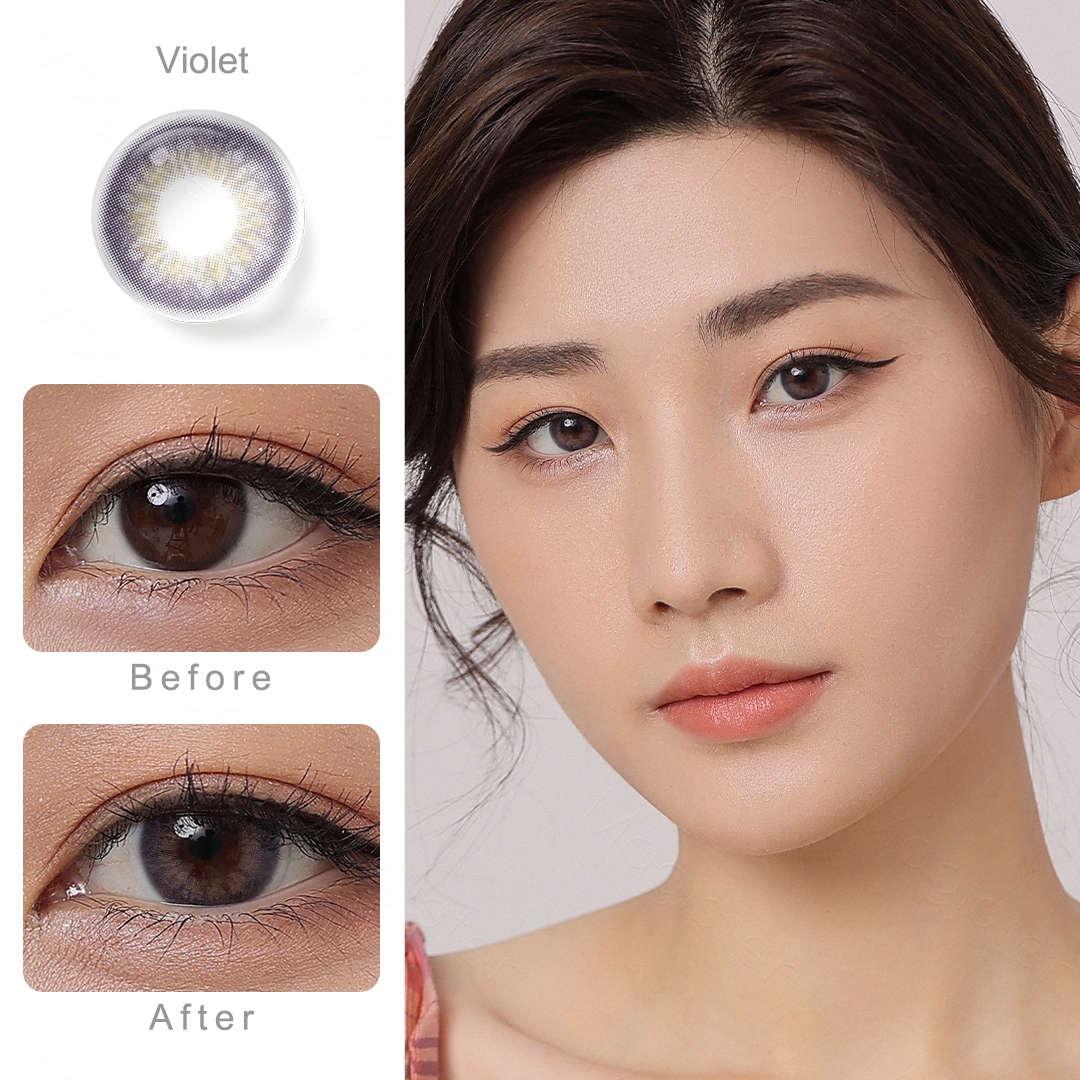 Gleam Violet Contact Lenses