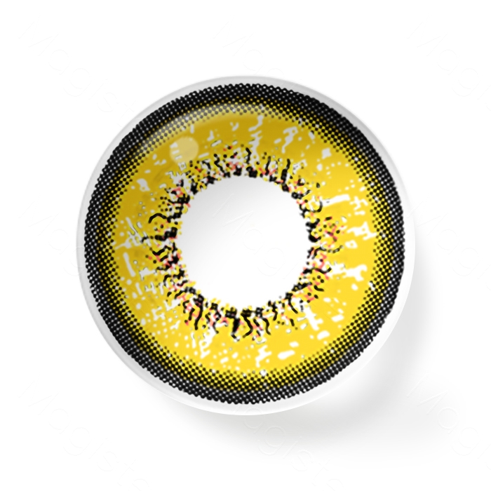 Flame Brown Yearly Contact Lenses