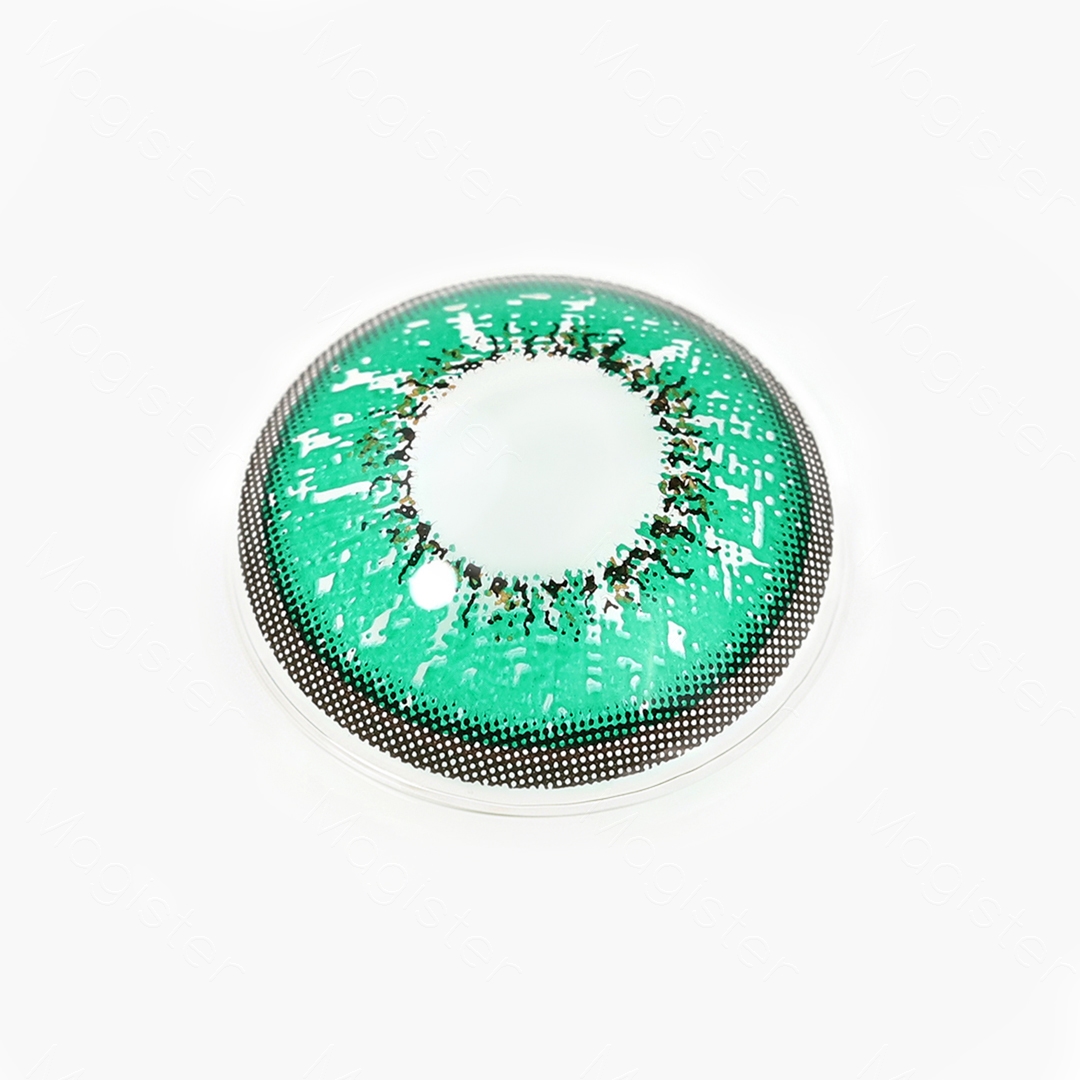 Flame Green Contact Lenses