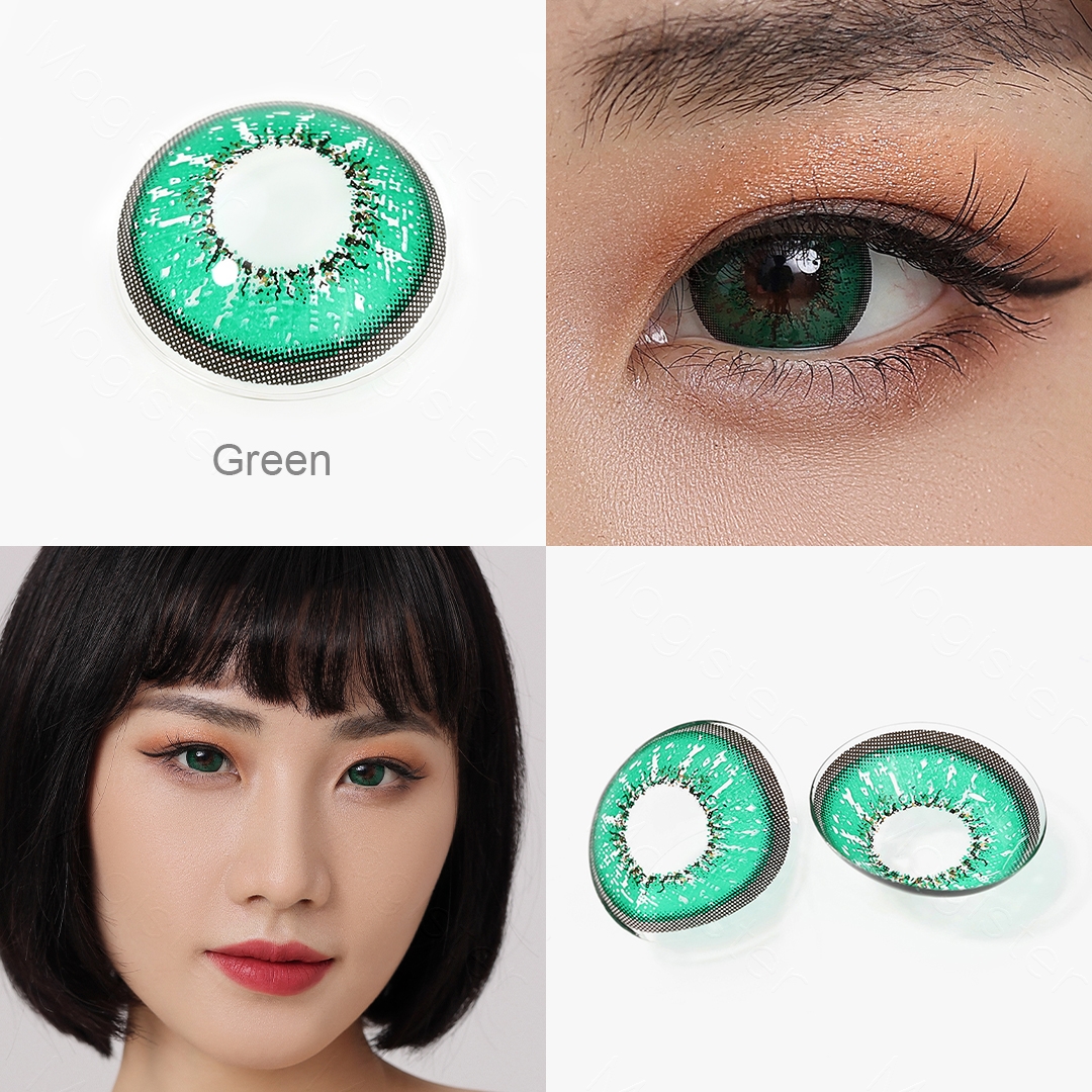 Flame Green Contact Lenses