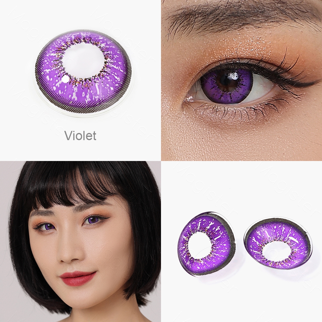 Flame Violet Contact Lenses