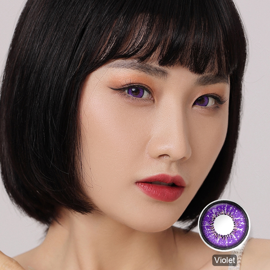 Flame Violet Contact Lenses