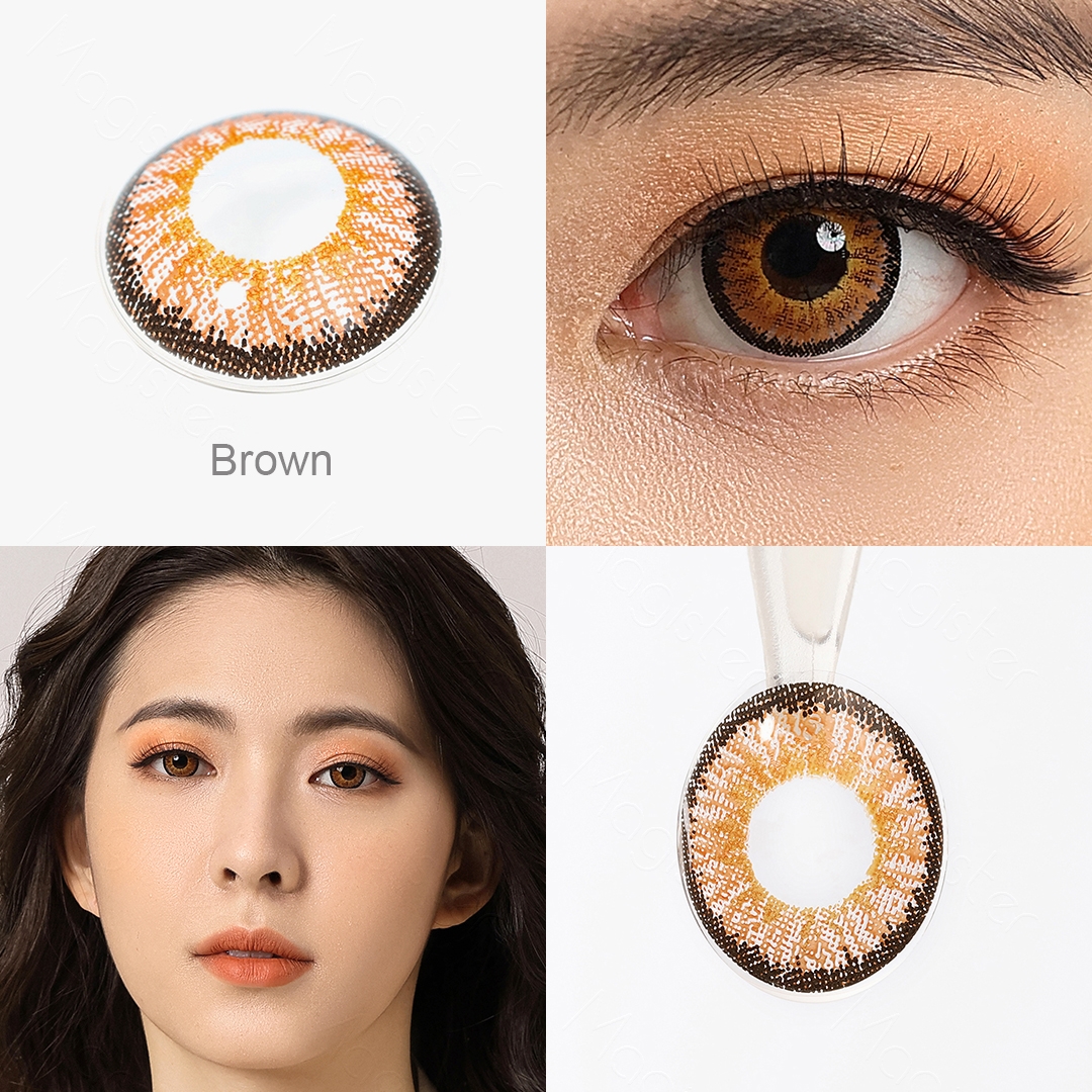 Neon Brown 6 Months Contact Lenses
