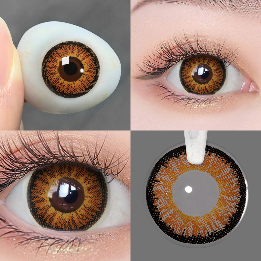 Neon Brown 6 Months Contact Lenses