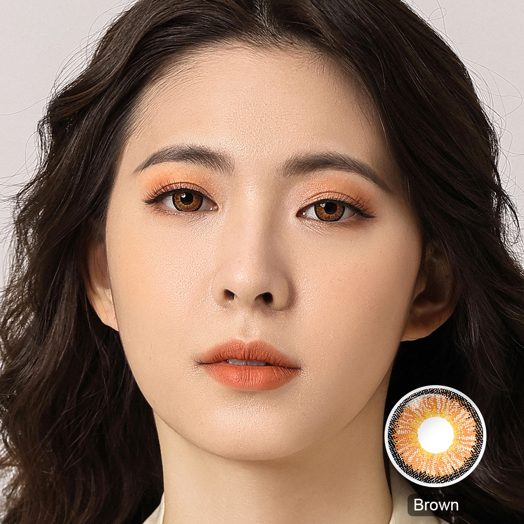 Neon Brown 6 Months Contact Lenses