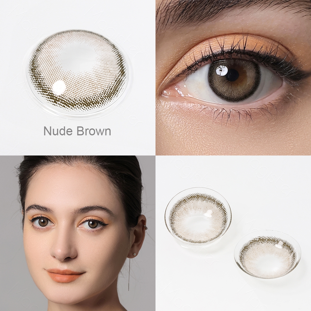 Roze Nude Brown 6 Months Contact Lenses