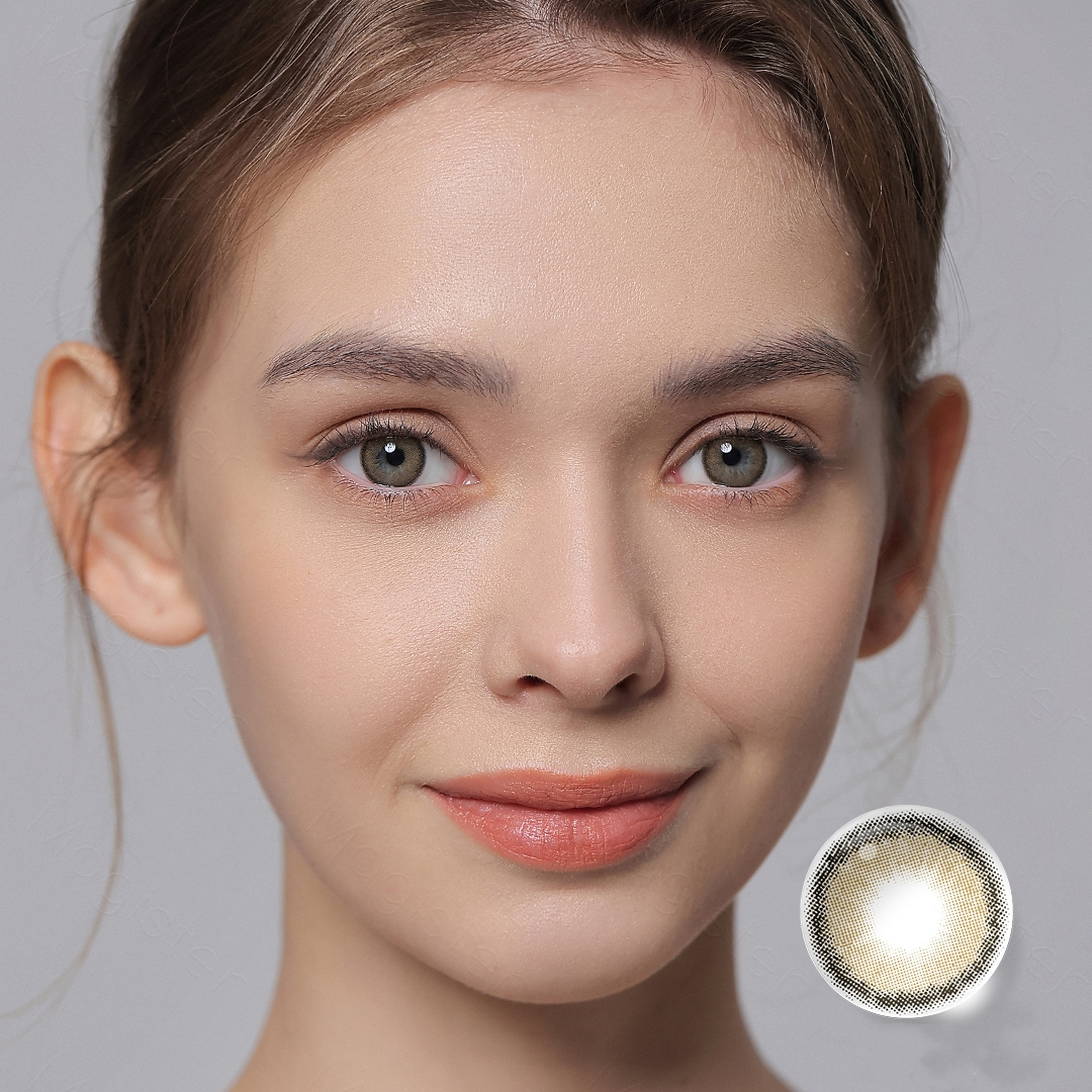 Roze Beige Brown 6 Months Contact Lenses