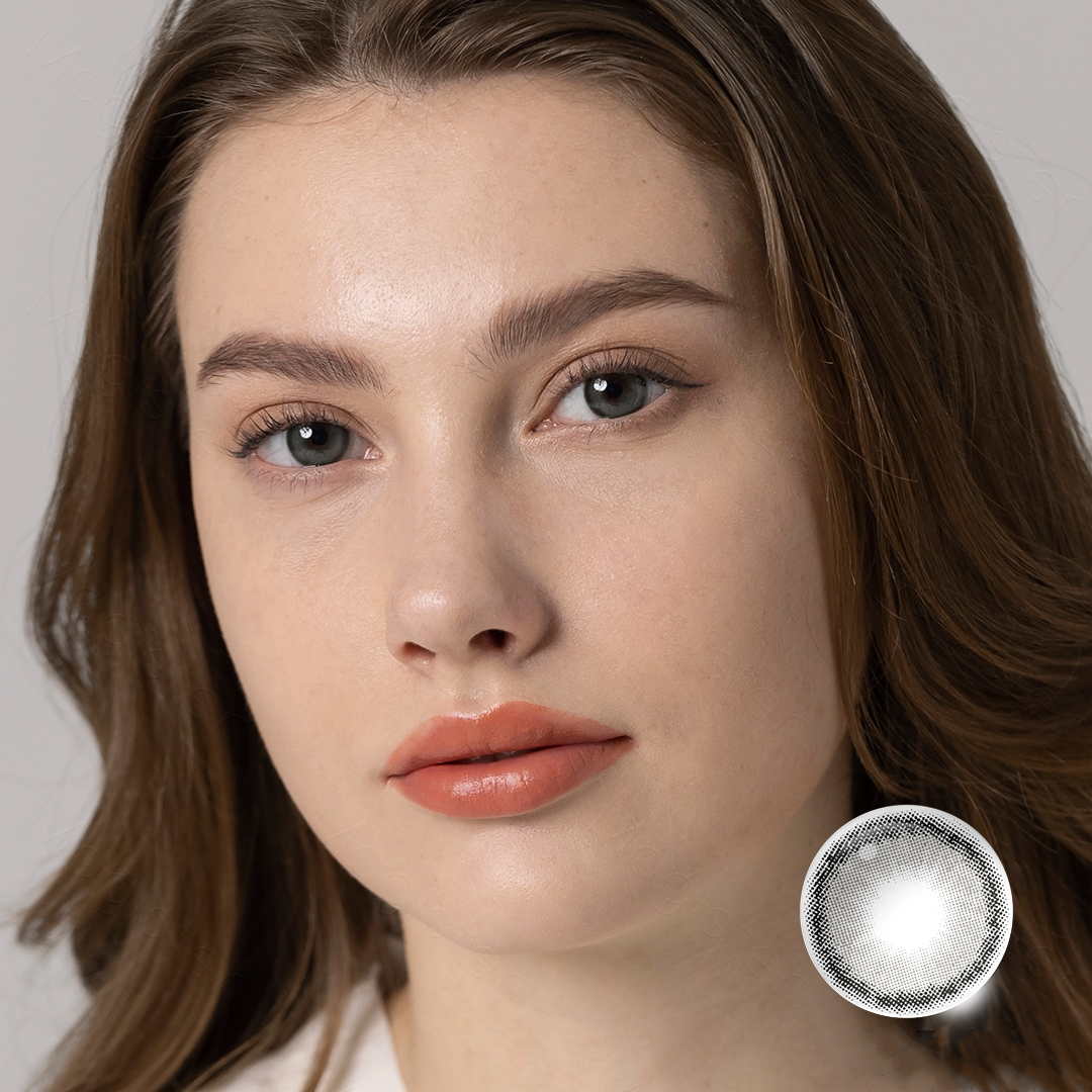 Roze Charcoal Gray 6 Months Contact Lenses