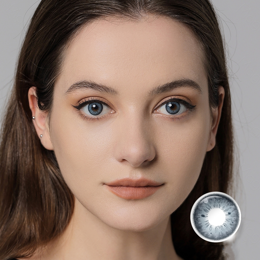 HC2 Coral Blue 6 Months Contact Lenses