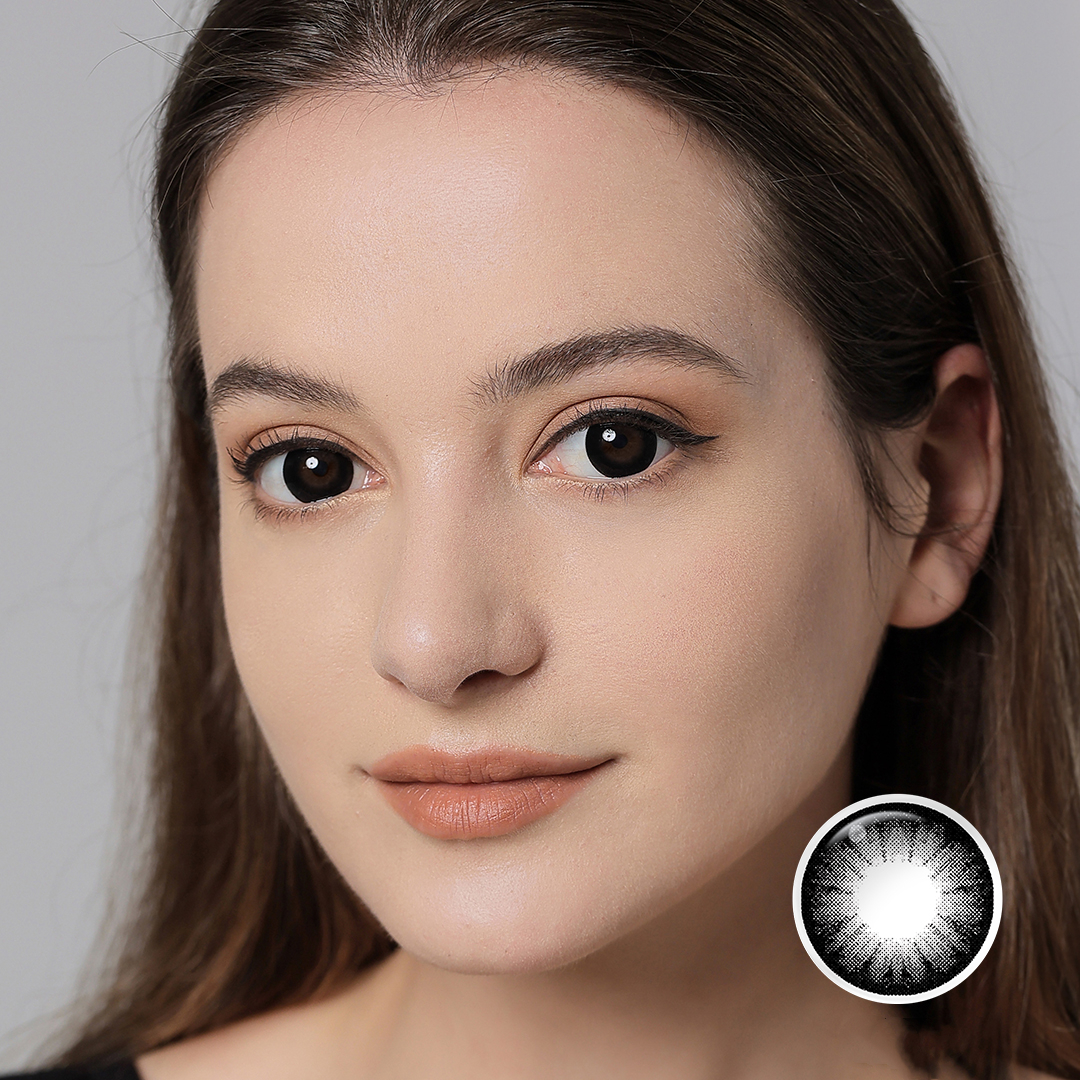 Supersize Black 6 Months Contact Lenses