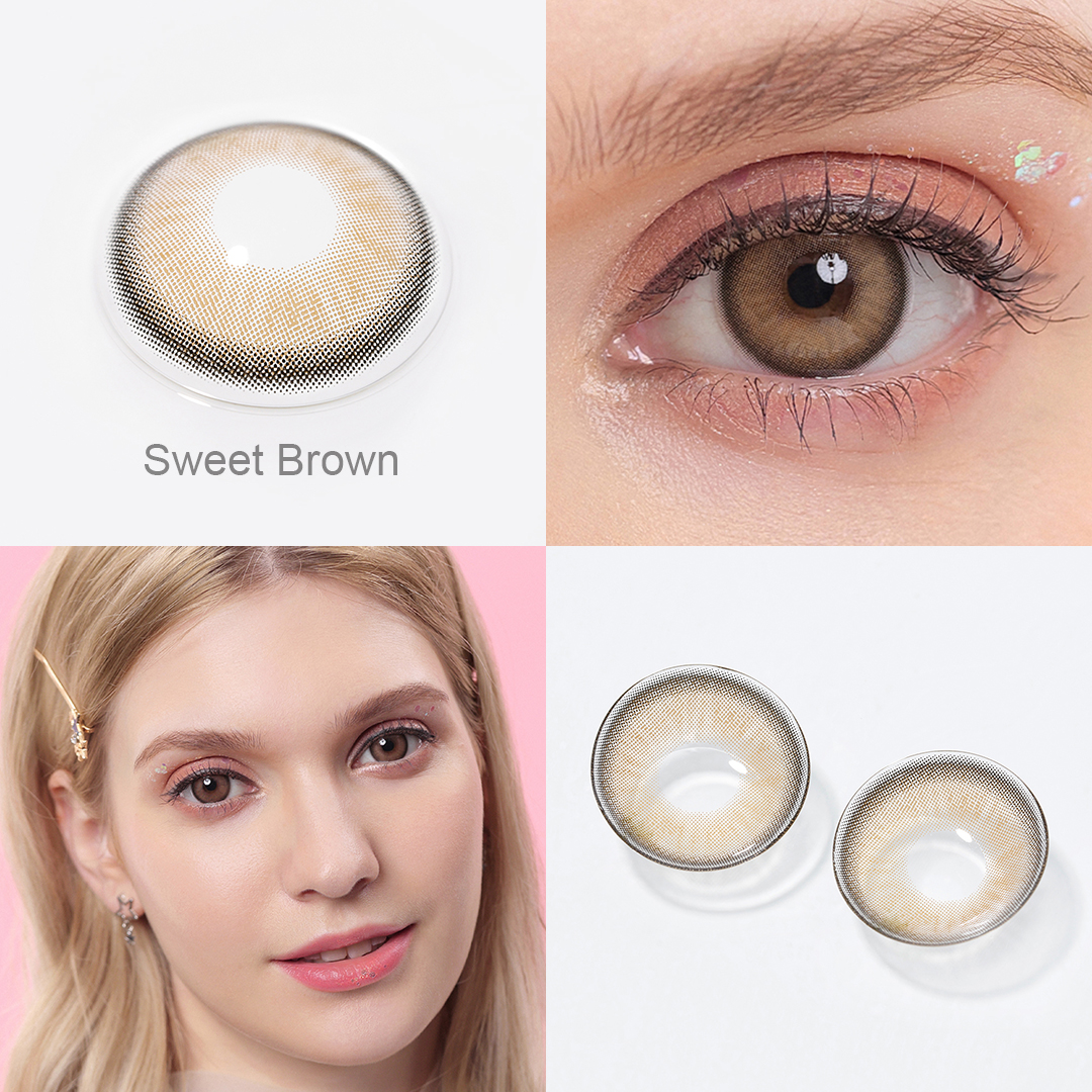 LUNA Sweet Brown 6 Months Contact Lenses