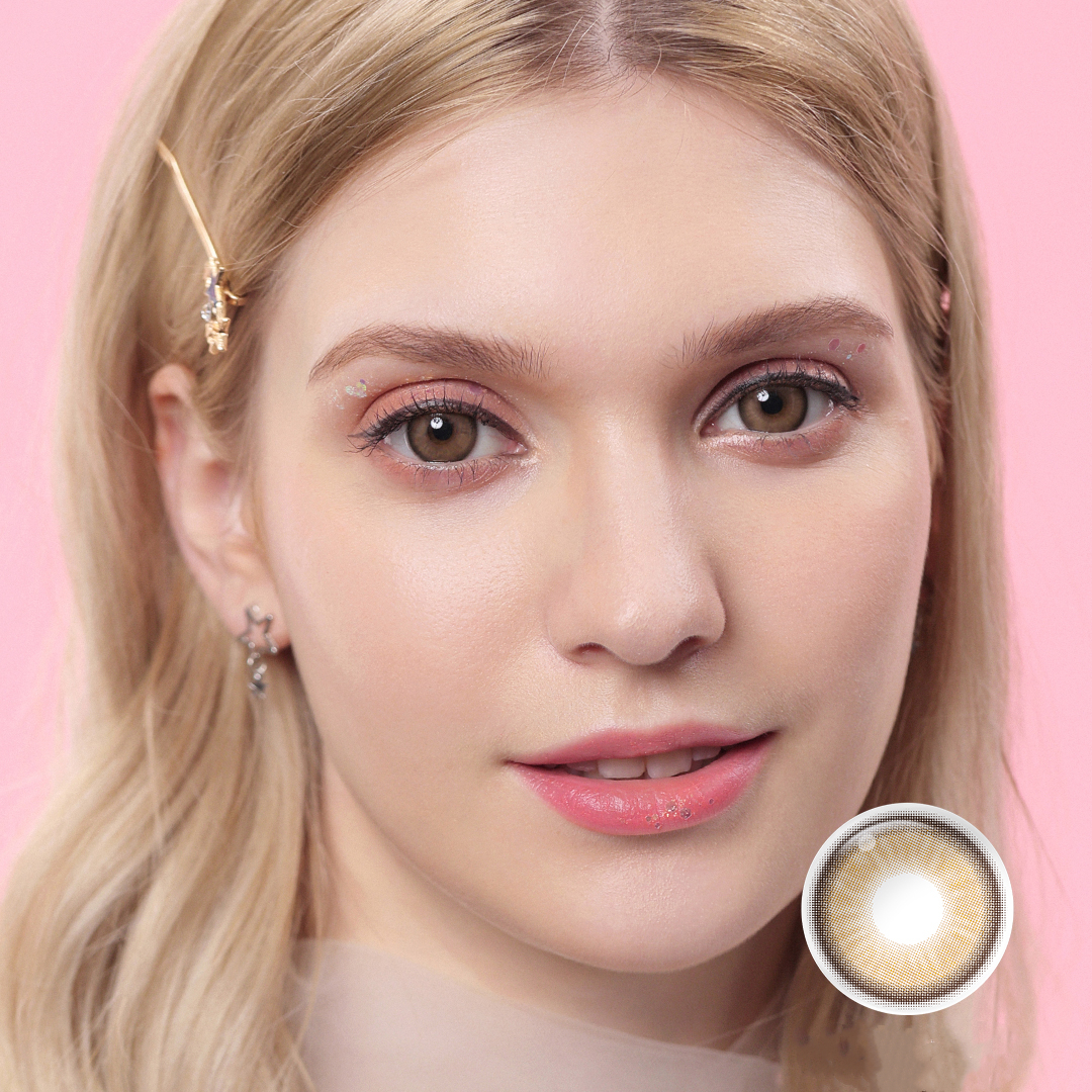 LUNA Sweet Brown 6 Months Contact Lenses