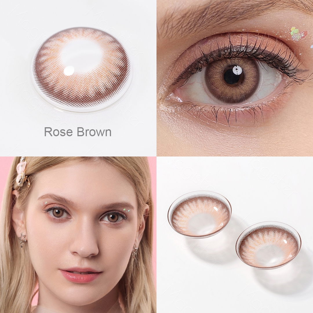 Flora Rose Brown 6 Months Contact Lenses