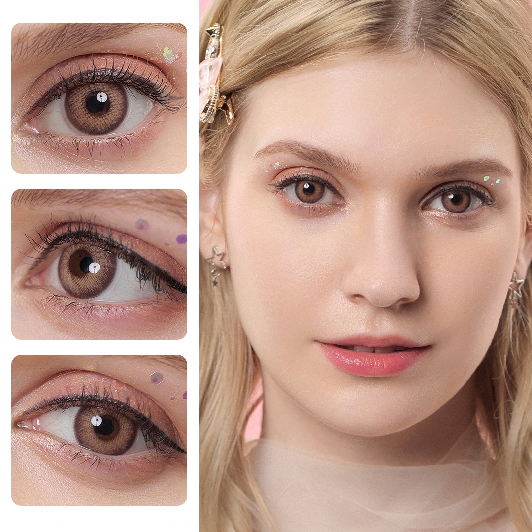 Flora Rose Brown 6 Months Contact Lenses