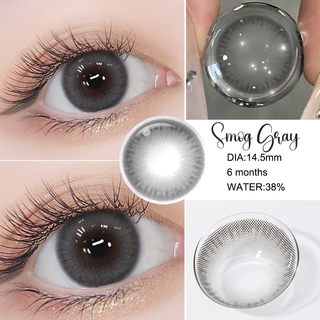 Smog Gray 6 Months Contact Lenses