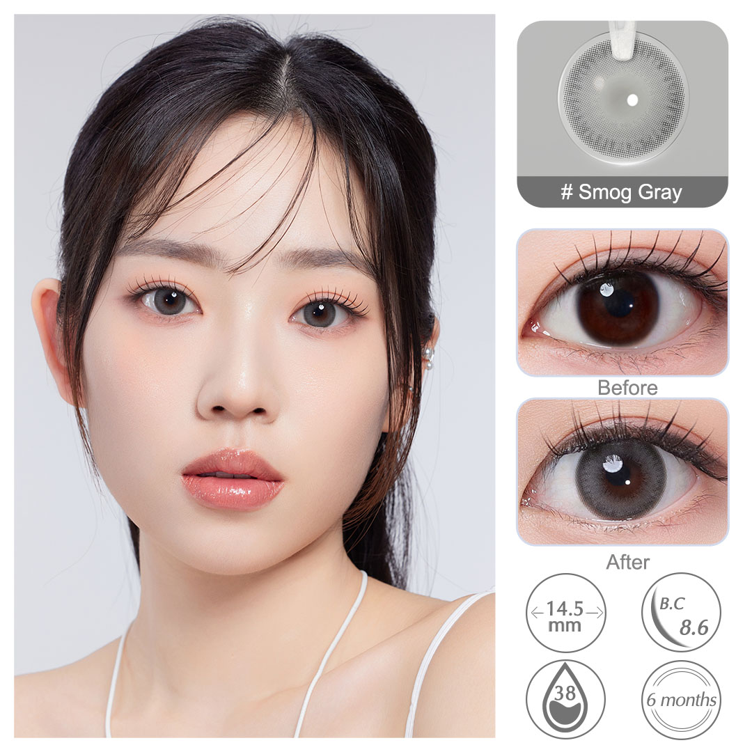 Smog Gray 6 Months Contact Lenses