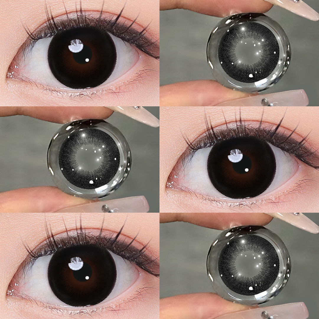 Nils Black 6 Months Contact Lenses