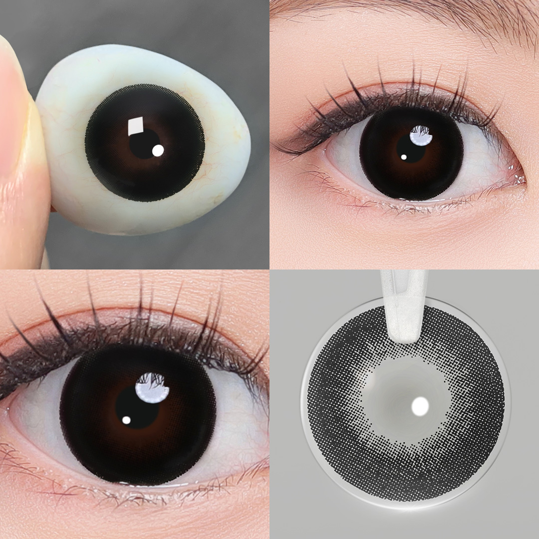 Nils Black 6 Months Contact Lenses