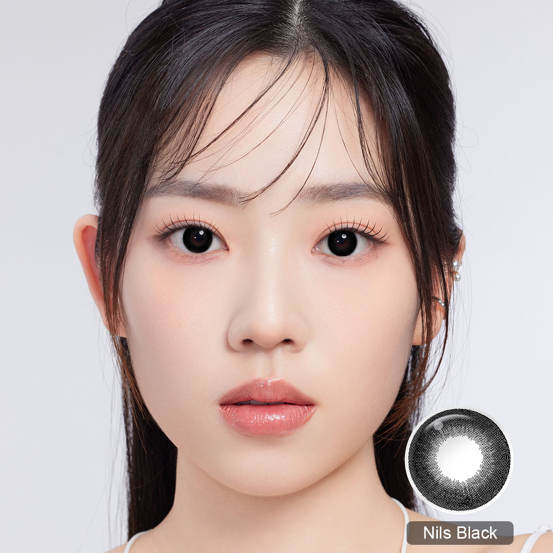 Nils Black 6 Months Contact Lenses