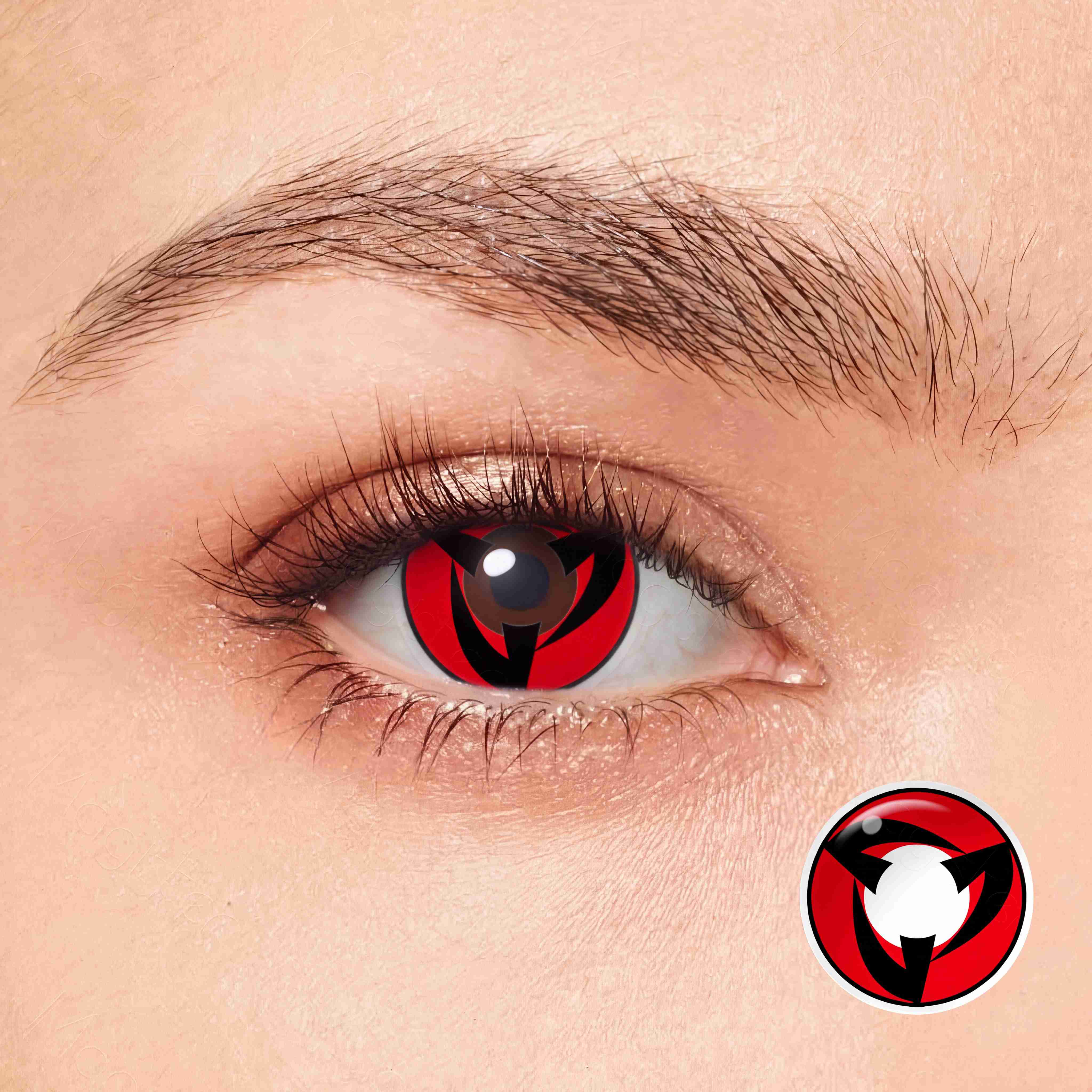 Obito Uchiha Red Costume 6 Months Contact Lenses | 2 Pcs