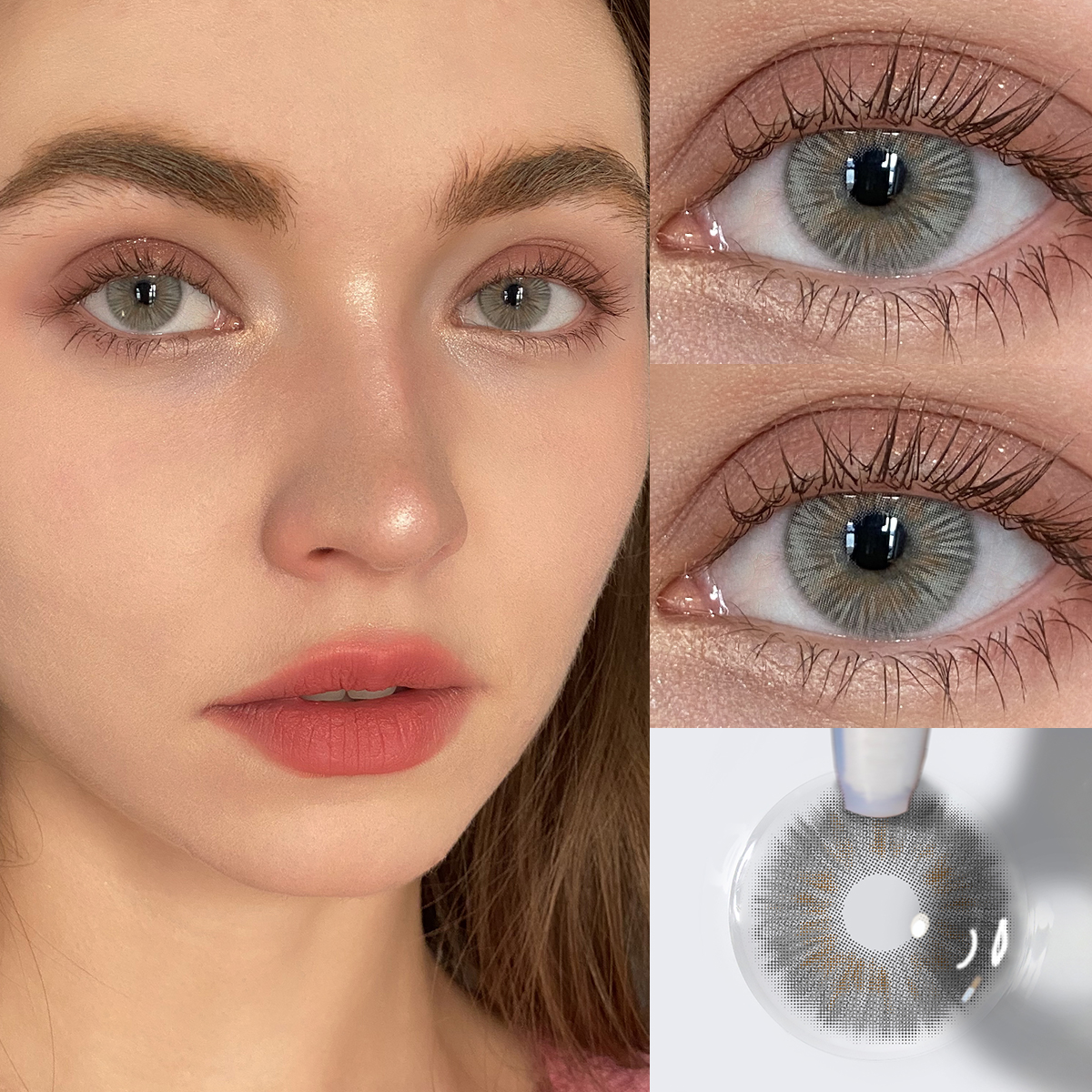 Peruvian Gray Yearly Contact Lenses