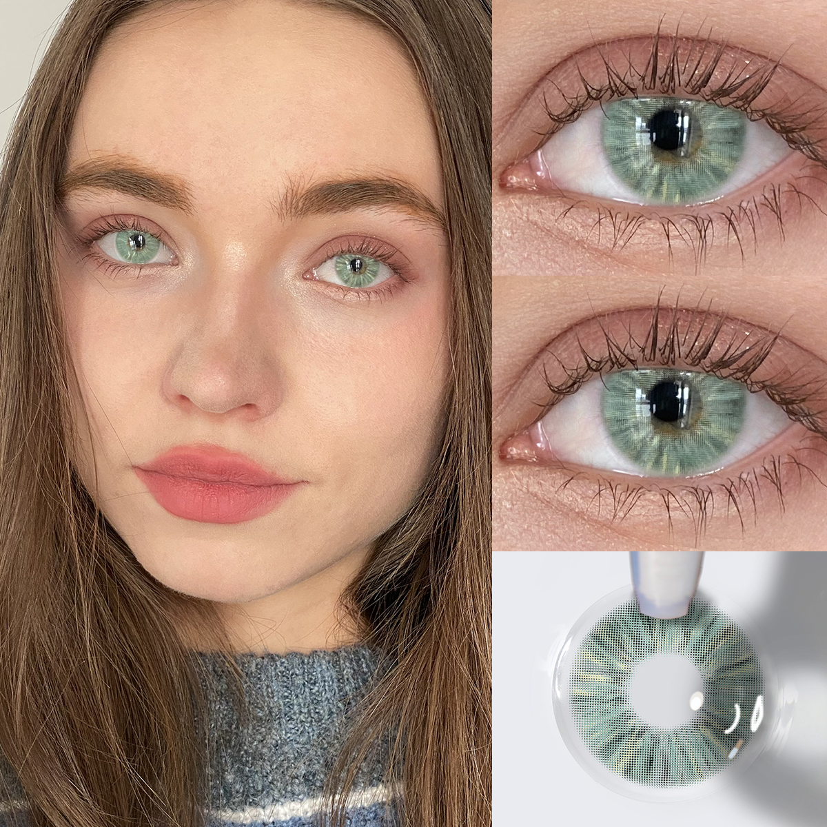 Peruvian Green Yearly Contact Lenses